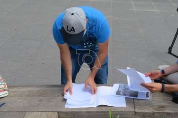 Concentración a las puertas de los juzgados de Telde por una ley antiokupas/TA.